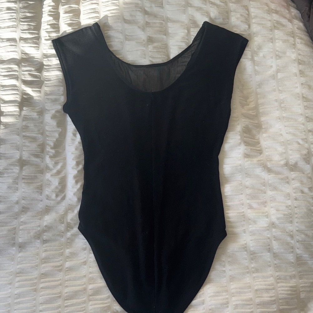 American apparel Deep mesh V body suit RARE VINTAGE - Picture 4 of 5